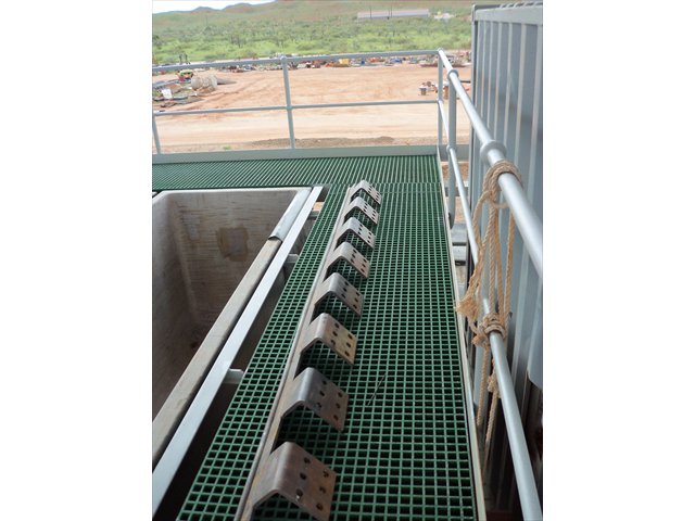 Whim-Creek-copper-mine-catwalk-construction-around-cells.