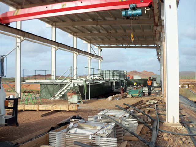 Whim-Creek-copper-mine-setting-up-EW-shed-and-plant.